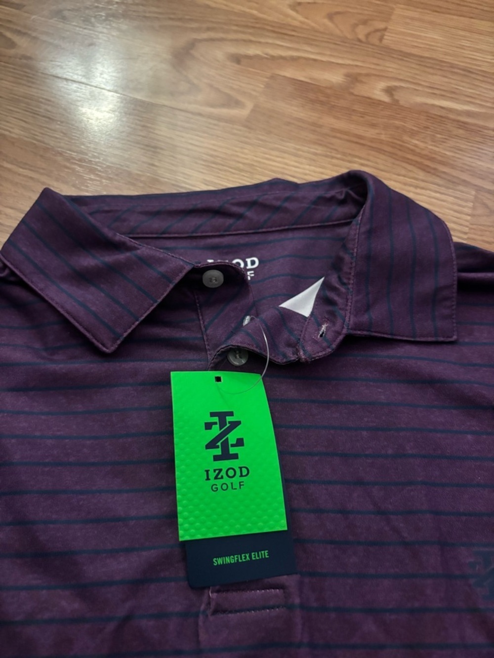 IZOD Swinflex Elite Golf Shirt Size Large - Picture 8 of 8